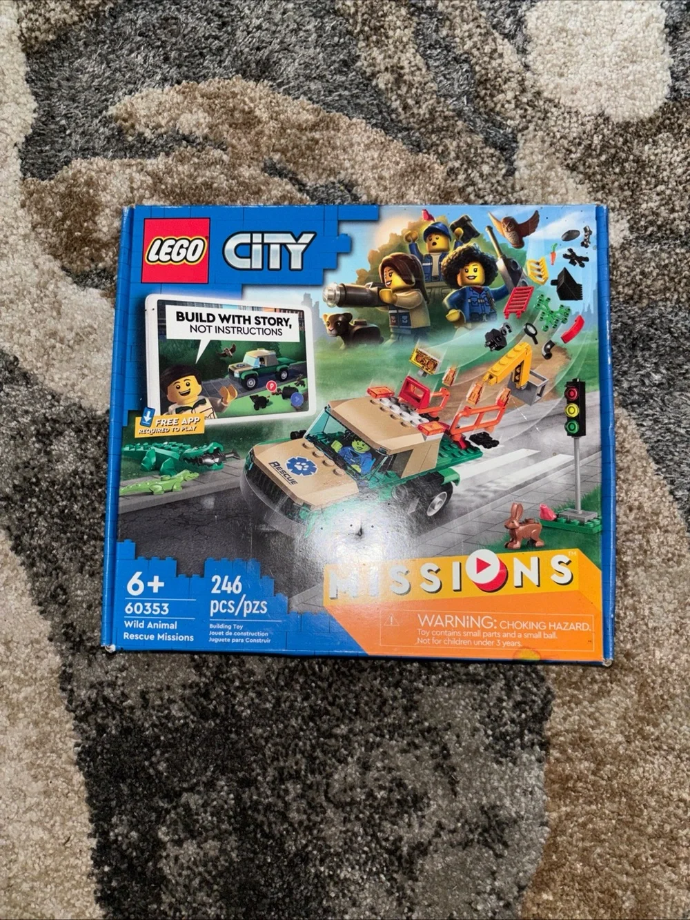 LEGO City Missions Wild Animal Rescue (Blue, Green, Tan)